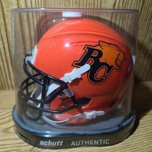 BC Lions Schutt CFL mini helmet (NEW)